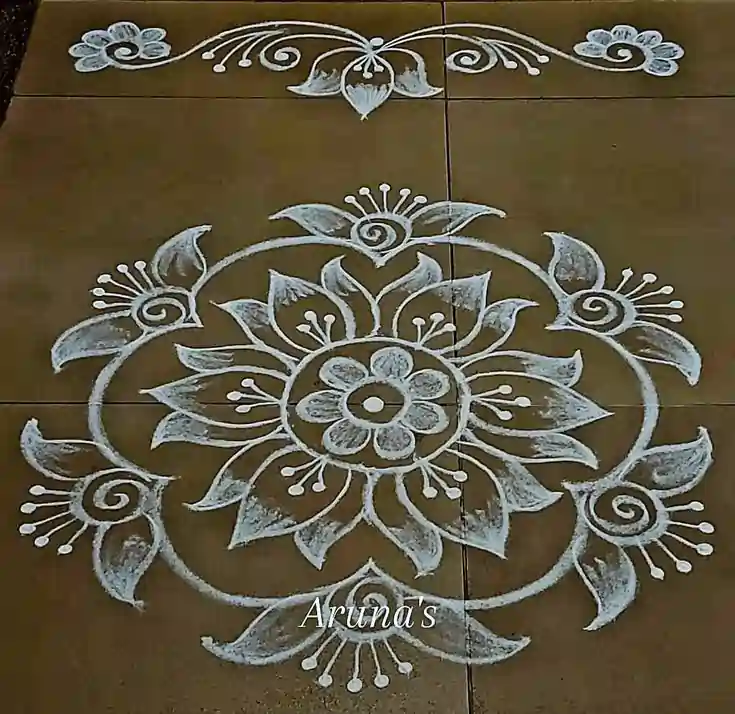 Alpana Rangoli Design