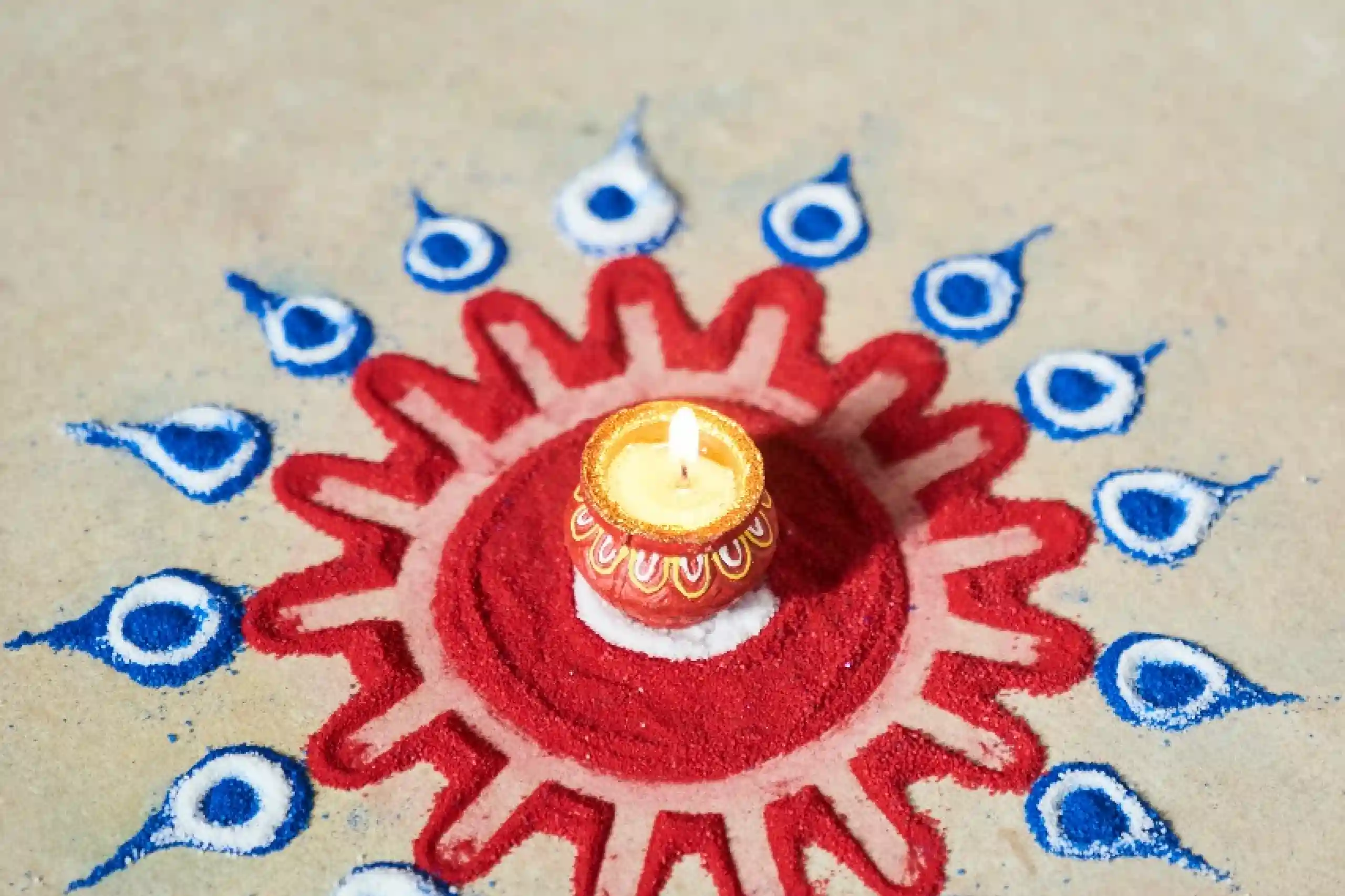 Simple Rangoli Design For Beginners